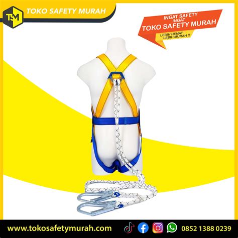 Full Body Harness Double Big Hook Besar Tali Dada Sabuk Tali