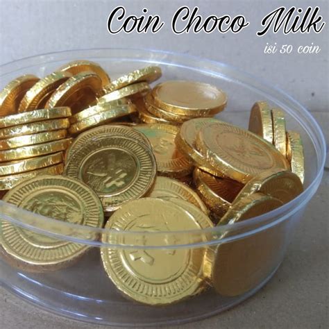 Jual Coin Choco Milk Isi Keping Coklat Koin Susu Jadul Shopee