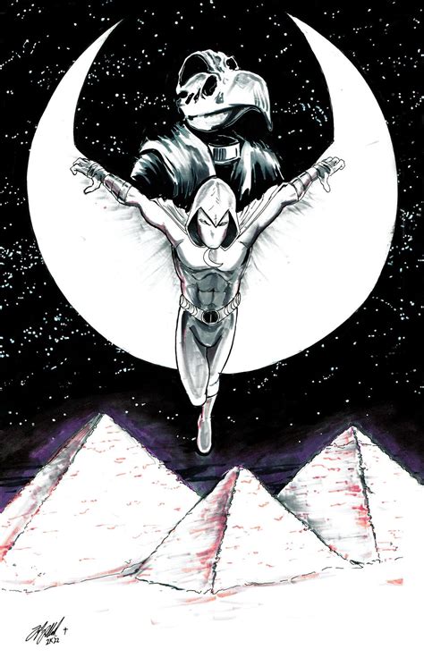 Moon Knight Khonshu scaled by shinlyle on DeviantArt