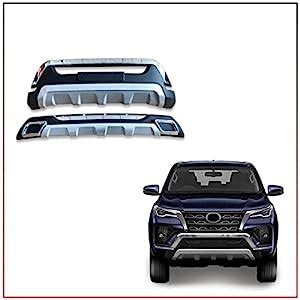 DriveStylish Front Rear Bumper Protector Guard For Toyota Fortuner