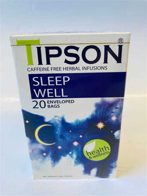 Tipson Sleep Well Gourmet And More