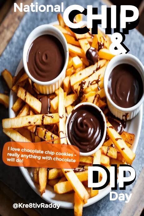 National Chip And Dip Day Template Postermywall