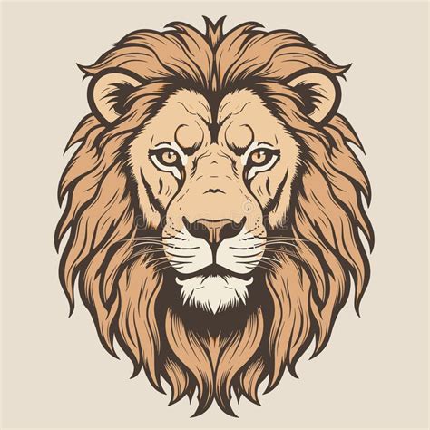 Lion Head Illustration A Lion Head Logo Vector For A Mascot And Tattoo Or T Shirt Graphic