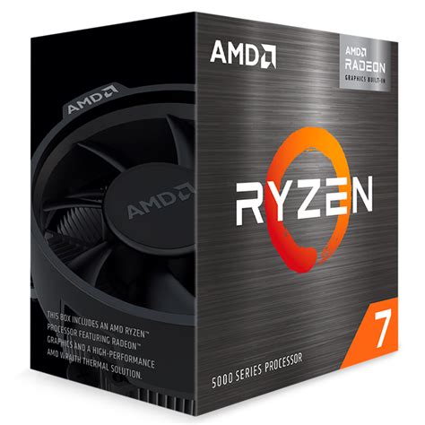 Procesador Amd Ryzen 7 5700g Apu 38ghz 46ghz 8 Core 16threads Am4 Con Disipador Wraith