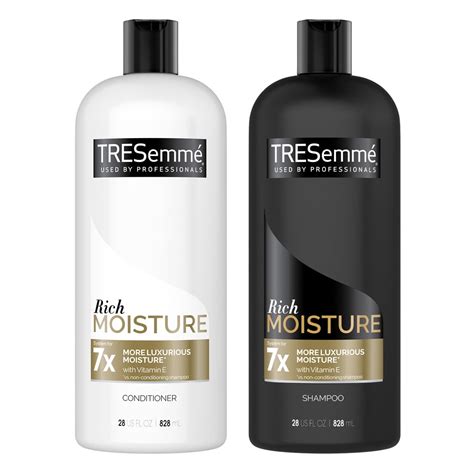 Tresemme Rich Moisture Shampoo And Conditioner Set Vitamin E Biotin