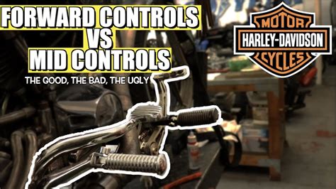 Mid Controls Vs Forward Controls On A Harley Davidson Fxrdyna Youtube