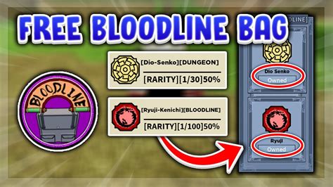 These Methods Get You Bloodline Bag For Free How To Get Bloodline