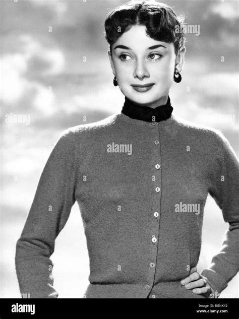 Audrey Hepburn Belgian Born Film Actress Stock Photo Alamy