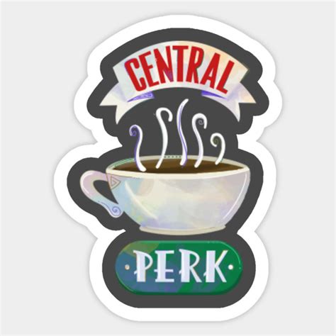 Central Perk Friends Sticker Teepublic