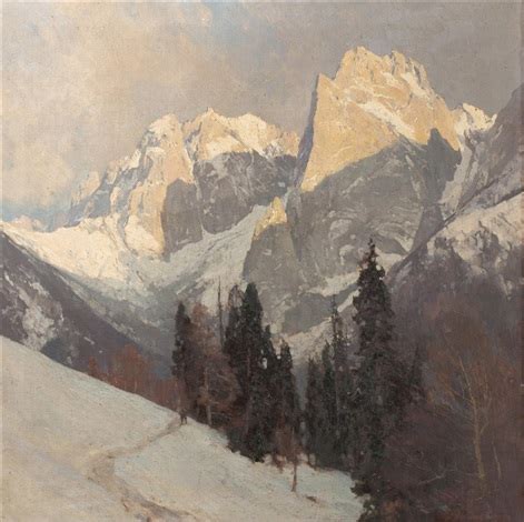 Alpine Landscape By Edward Harrison Compton On Artnet