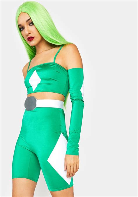 Forplay Take The Power Sexy Superhero Costume Green Dolls Kill