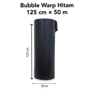 Jual Cod Kg Bubble Wrap Roll Hitam Cm X Meter Bubble Wrap