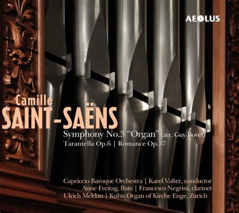 Saint Saens Camille Symphony No 3 Valter Karel Capriccio