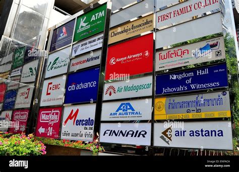 Bangkok Road Signs Hi Res Stock Photography And Images Alamy