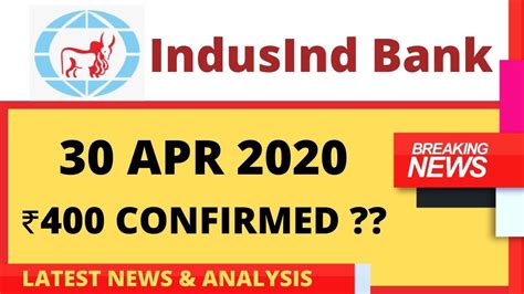 Indusind Bank Share Price Apr Indusind Bank Latest News