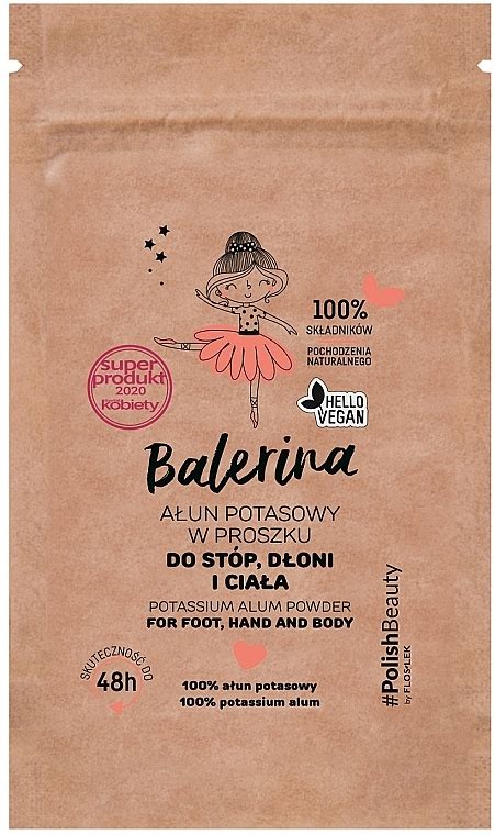 Floslek Balerina Potassium Alum Powder For Foot Hand And Body Foot