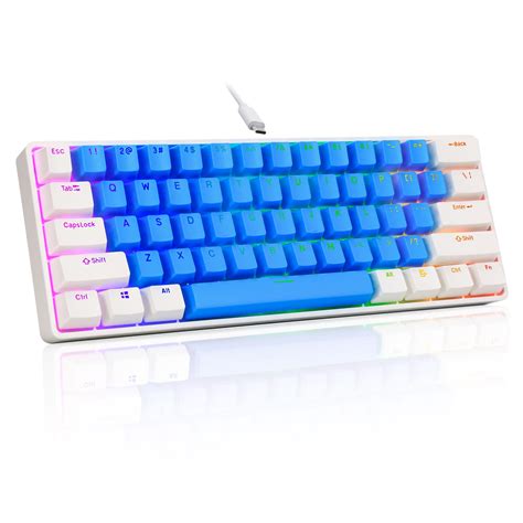 Buy HUO JI Portable 60 Mechanical Gaming Keyboard With Hot Swappable