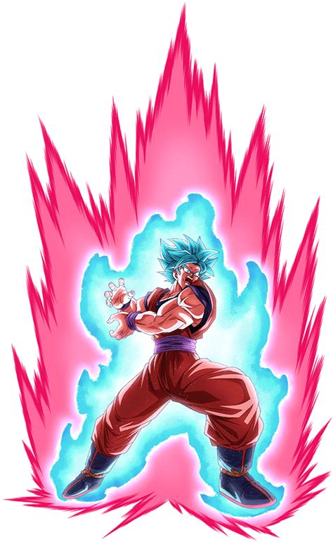 Goku Ssgss Kaioken Render Dokkan Battle By Maxiuchiha On