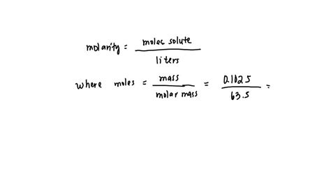 Solved A G Sample Of Copper Metal Is Dissolved In Ml Of