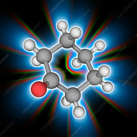 Cyclohexanone Organic Compound Molecule Stock Image F0170298