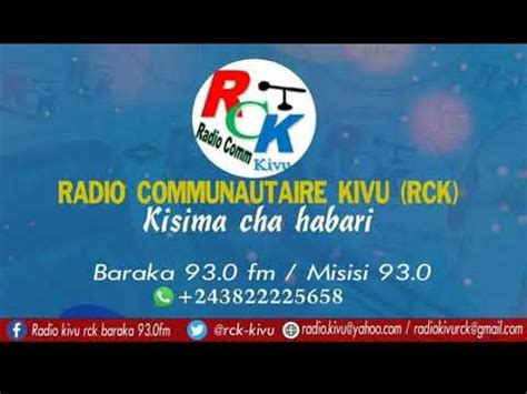 Tarifa Ya Habari Radio Kivu Baraka Januari Youtube