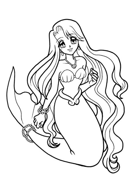 Coloriage Sirene 3 Sur Hugolescargot