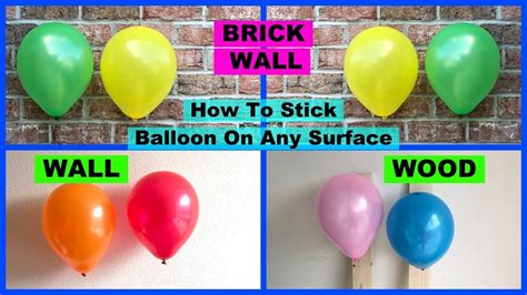 How To Stick Balloon On Any Surface Party Decorations Youtube