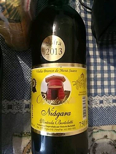 Vin Cola Bertoletti Niagara Branco De Mesa Seco Vivino France