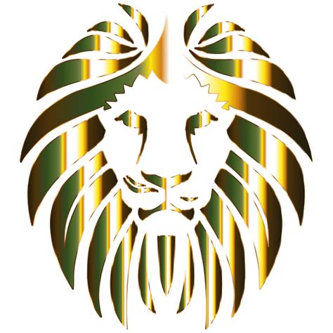 Golden Lion 6 No Background Free Svg