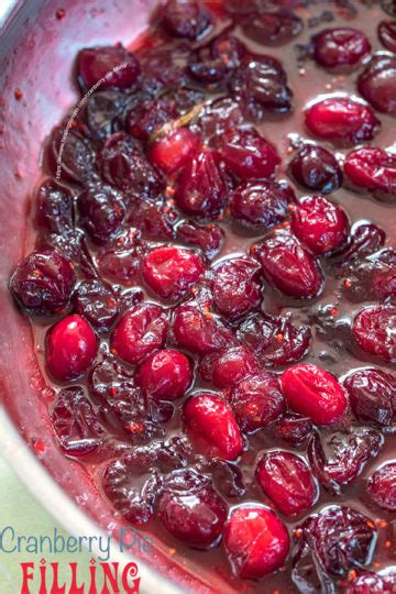 Cranberry Pie Filling Recipe