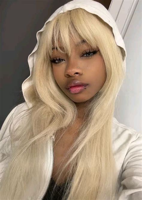 Dakota On Pinterest In 2024 Blonde Hair Black Girls Dark Skin