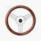 Stainless Steel Power Boat Steering Wheel Volvo Penta Mahogany