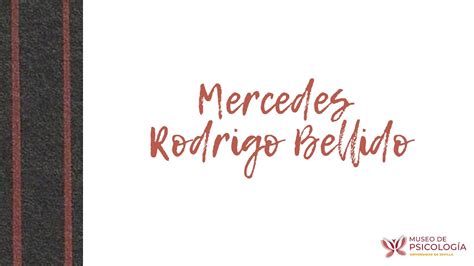 Mercedes Rodrigo Bellido Youtube