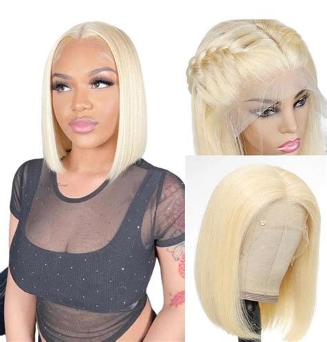 Bob Lace Front Wig Human Hair X Hd Blonde Bob Wig Human Hair Pre