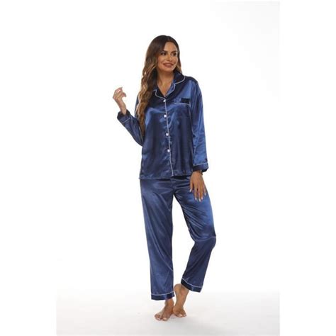 Ensemble De Pyjama Pour Femme Pyjama En Satin Pour Femme Nuit