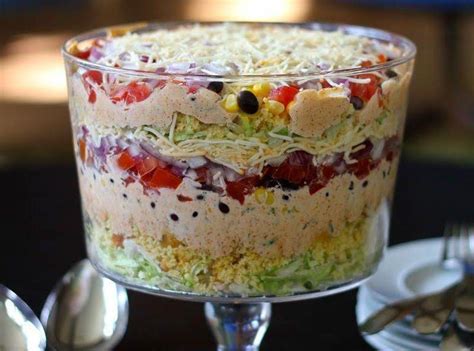 Southern Layered Cornbread Salad Recipe Just A Pinch Recipes