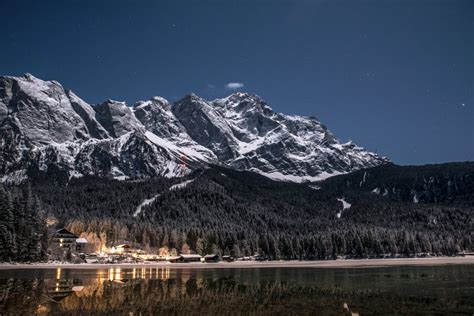 Natur Highlight An Der Zugspitze Der Eibsee