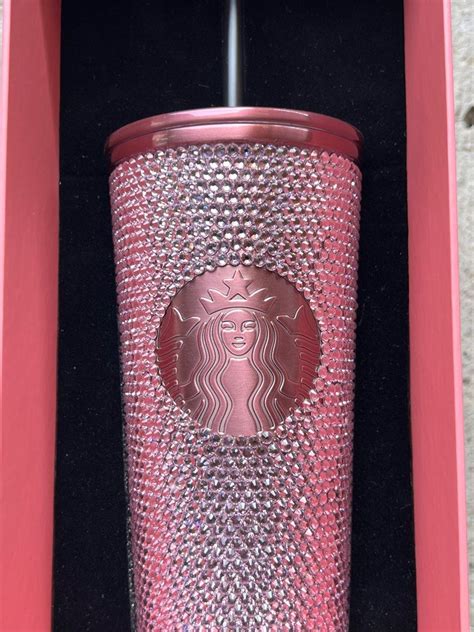 Starbucks Rhinestone Rosegold Blackpink Limited Edition Furniture