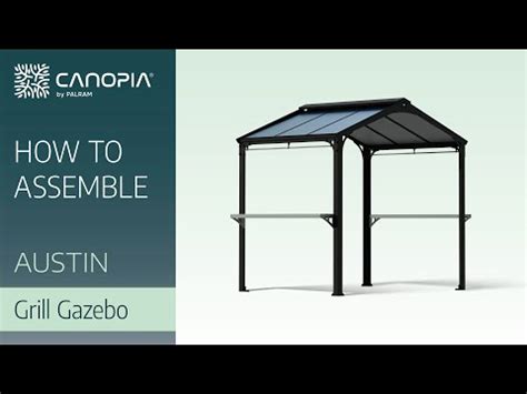 Canopia Abri Barbecue Austin X Cm Aluminium Noir