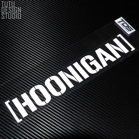 TDS Car Stickers For KenBlock Hoonigan Logo Reflective Stickers Car Body Stickers on Aliexpress ...