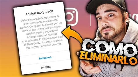 C Mo Se Quita El Bloqueo Temporal De Instagram Actualizado Julio