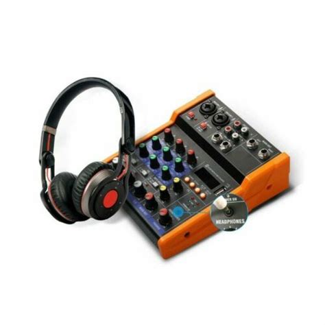 TKL R2 4CH USB Sound Mixer Console Mini Bluetooth Audio Mixer With