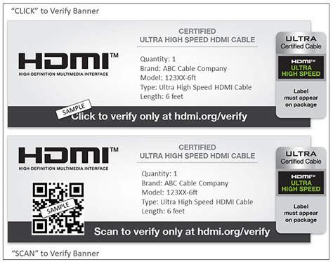 HDMI Ultra High Speed certificación de los cables explicada