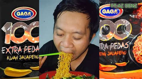 Asmr Mie Gaga Extra Pedas Goreng Jalapeno Youtube