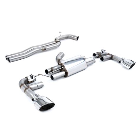 Evasive Motorsports Milltek Race Valved Cat Back Exhaust System Non