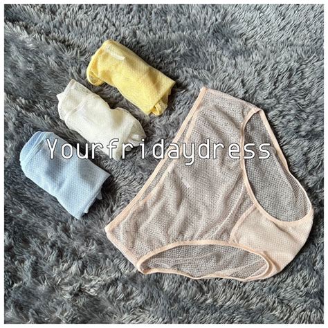 Jual Lace And Mesh Bikini Knickers Brief Sheer Mesh With Panty Panties CD Celana Dalam Basic