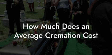 How Much Does An Average Cremation Cost Eulogy Assistant