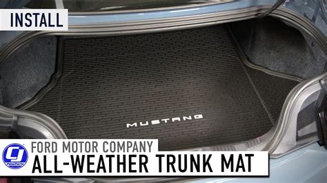 Protect Your Mustang With A Ford Trunk Mat Youtube