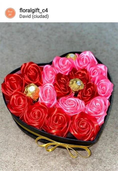 Pin by Karla Díaz on Rosas Eternas Ribbon flowers bouquet Ribbon