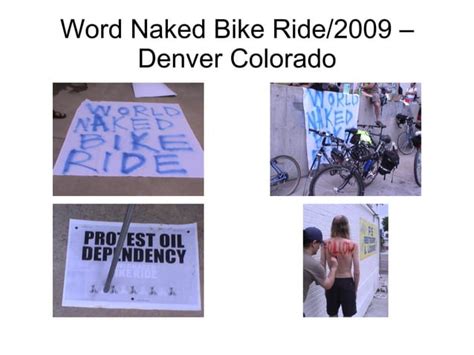 Word Naked Bike Ride PPT